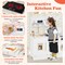 Kids Play Kitchen Wooden Pretend Cooking Set with Lights Sounds Accessories